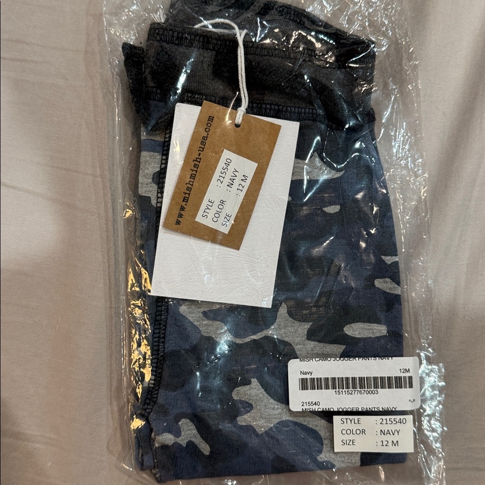 Mish Mish Camo Jogger pants blue
